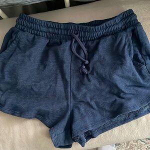 High rise lounge shorts